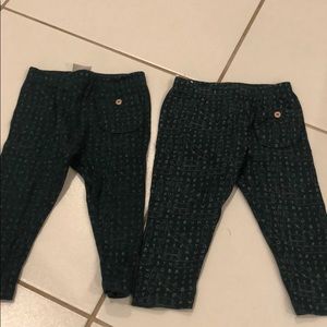 Twin Girls Zara pants both 9-12 months. like new.